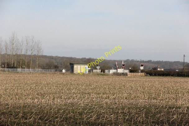 Photo 6"x4" Level crossing from the towpath Ufton Green c2011