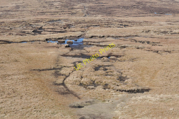 Photo 6"x4" Peat moorland Pen y Gadair Fawr c2011