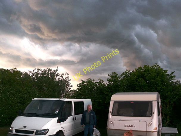 Photo 6"x4" Storm over Ludham Bridge Johnson Street c2010