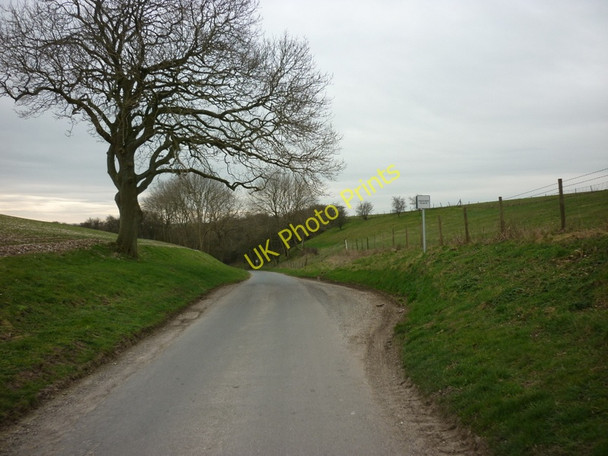 Photo 6"x4" Downhill into Fordon, East Yorkshire Fordon c2011