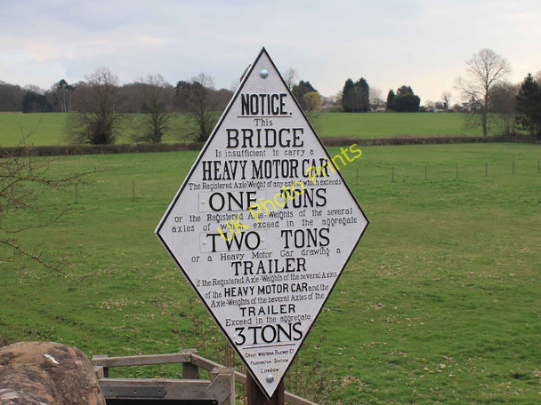 Photo 6"x4" Notice on bridge 53, Stratford-Upon-Avon Canal Wootton Wawen c2011