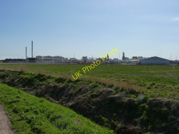 Photo 6"x4" Theddlethorpe Gas Terminal Mablethorpe c2011