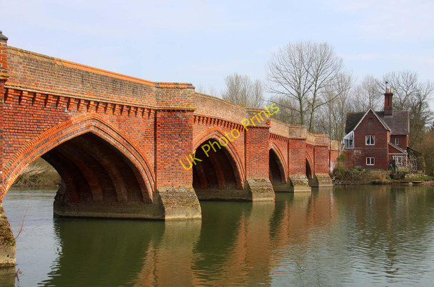 Photo 6"x4" Clifton Hampden Bridge Clifton Hampden c2011