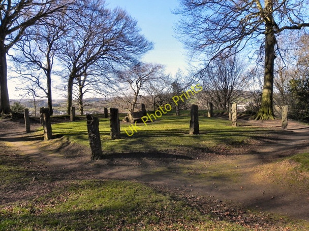 Photo 6"x4" Bailey Hill Gorsedd Circle Mold\/Yr Wyddgrug c2011
