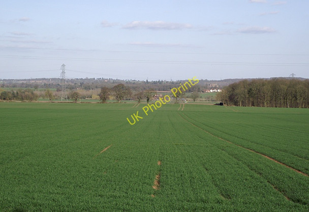 Photo 6"x4" Farmland north of Badger, Shropshire Badger c2011