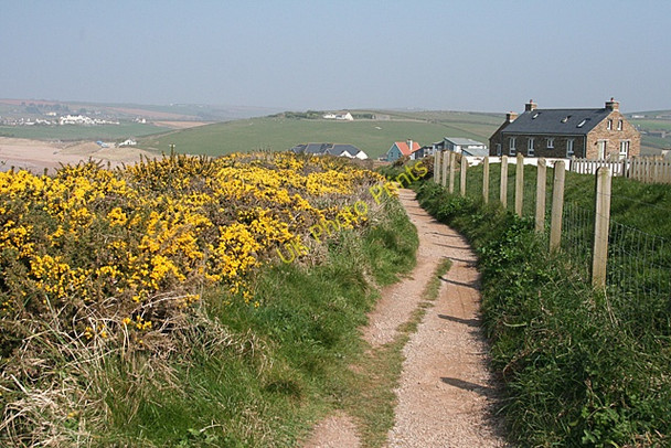 Photo 6"x4" South Huish: coast path Outer Hope c2011