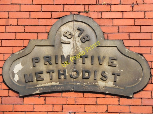 Photo 6"x4" Primitive Methodist Chapel (datestone) Glazebury c2011