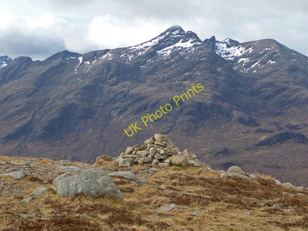 Photo 6"x4" Cairn on Druim na Ruaige Am Fuar-choire c2011