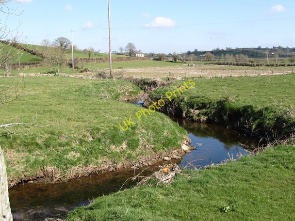 Photo 6"x4" The meandering Muddocks River above Poags Bridge Ballyward c2011