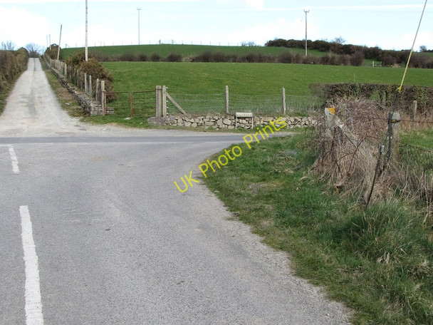 Photo 6"x4" The intersection of Close Road and Lackan Road Ballyward c2011
