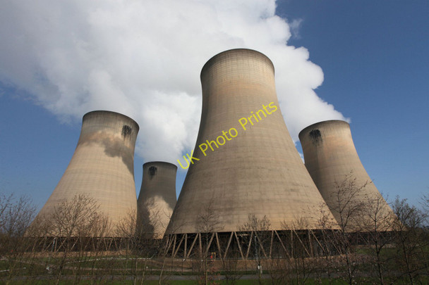 Photo 6"x4" Cooling Towers at Drax Power Station Drax c2011