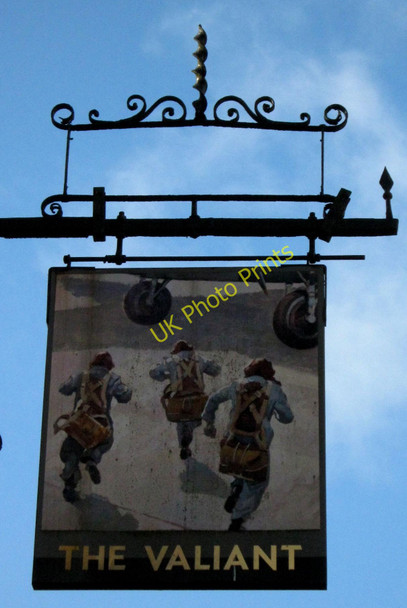 Photo 6"x4" Sign for The Valiant Leek\/SJ9856 c2011