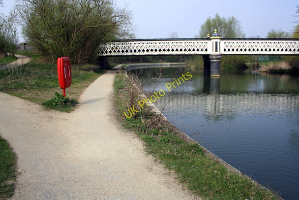 Photo 6"x4" Towing path beside the Thames and former railway bridge Oxford\/SP5106 c2011