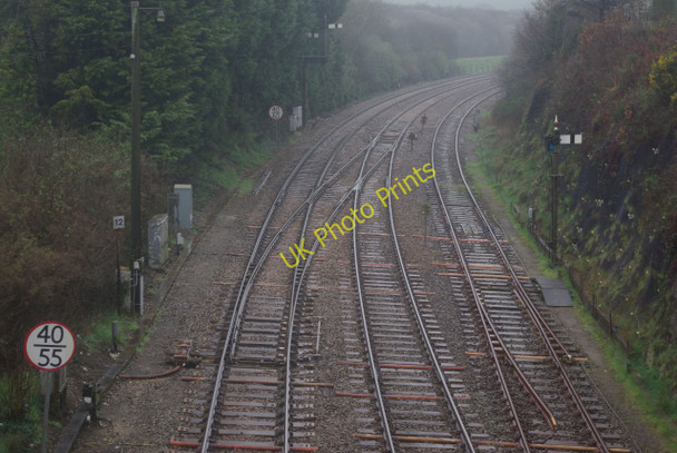 Photo 6"x4" Railway at Par Kilhallon c2011