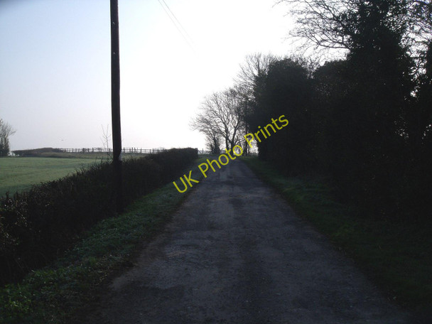 Photo 6"x4" Track towards Ufton Fields Farm Alfreton c2011