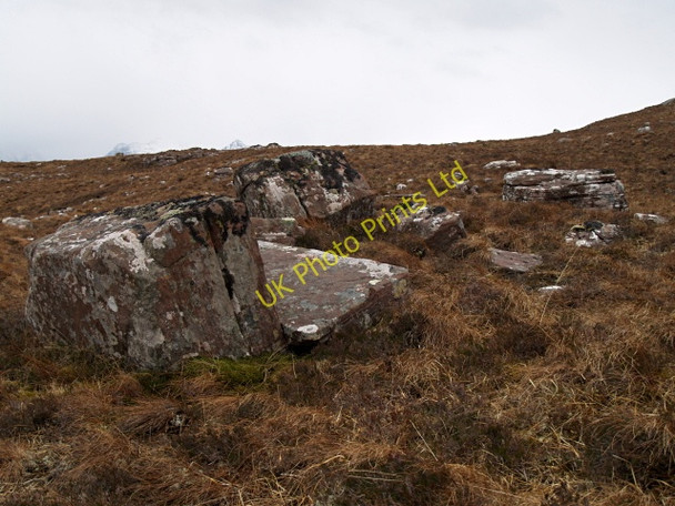 Photo 6"x4" Blocks of Torridonian sandstone, Allt Loch na Cleire Badcaul\/NH0291 c2008