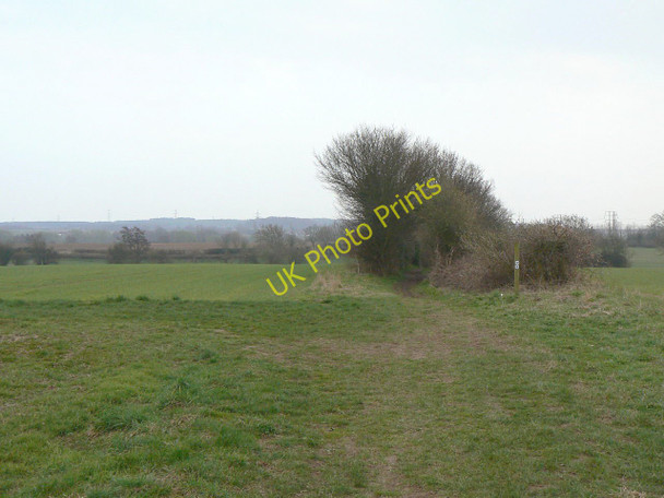 Photo 6"x4" Footpath junction Market Warsop c2011