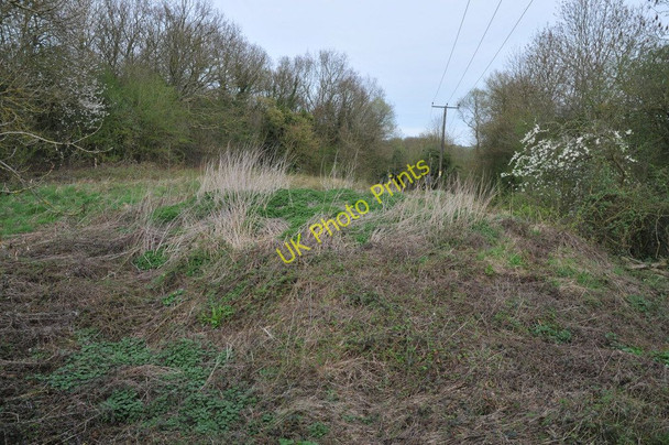 Photo 6"x4" Course of old railway to Stratford-upon-Avon Cranhill\/SP1253 c2011