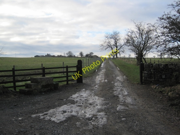 Photo 6"x4" Track leading to Kidlaw Farm Kirkharle c2011