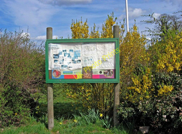 Photo 6"x4" Notice board, Cookley Playing Fields, Cookley Cookley\/SO8480 c2011