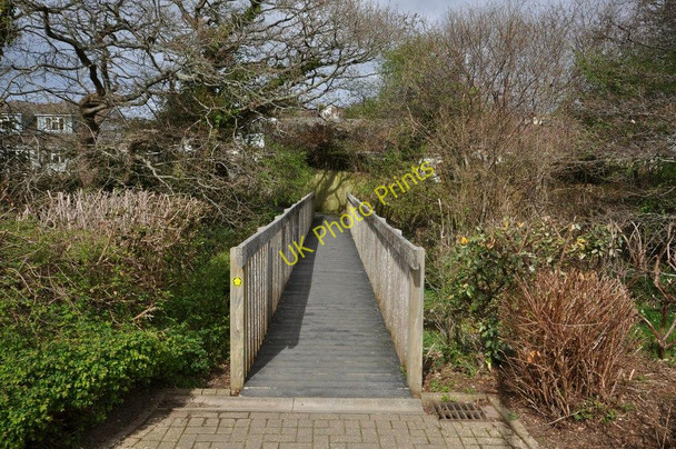 Photo 6"x4" A footbridge near Ley Meadow Drive Bickington\/SS5332 c2011
