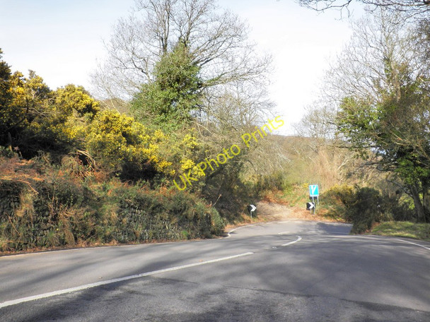 Photo 6"x4" Acute bend on Porlock hill Doverhay c2011