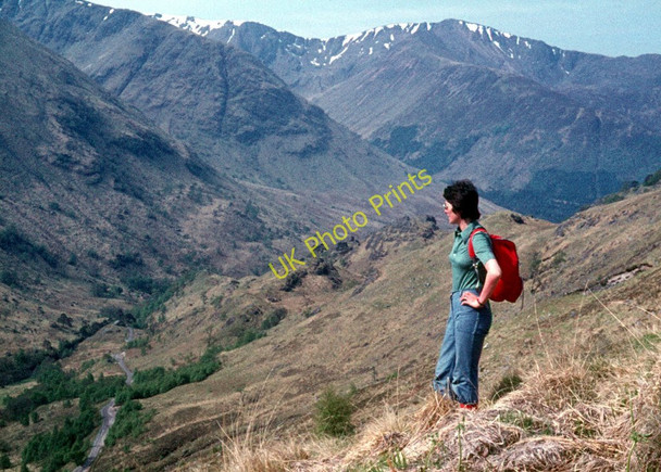 Photo 6"x4" Glen Nevis Allt Coire E\u00f2ghainn\/NN1669 c1975
