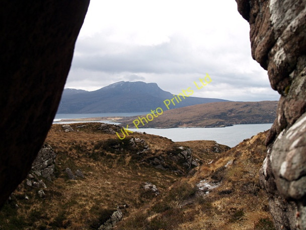 Photo 6"x4" Small cave Ardmair c2008