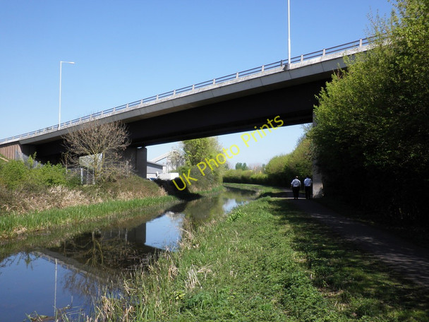 Photo 6"x4" Bridge, carrying the A358 over the Bridgwater Canal Taunton\/ST2324 c2011