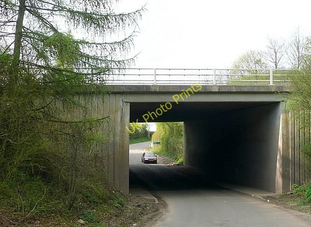 Photo 6"x4" Lane under the A303 Upper Bullington c2011