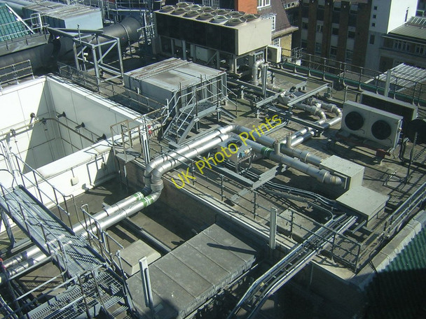 Photo 6"x4" Euston Road roofscape London c2011