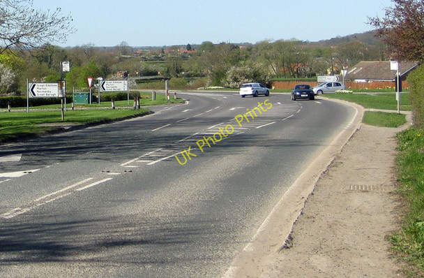 Photo 6"x4" Staggered crossroads on the A170 Kirkby Mills c2011