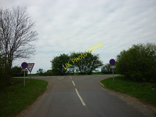 Photo 6"x4" The junction of the A15 and Normanby Cliff Road Glentworth c2011