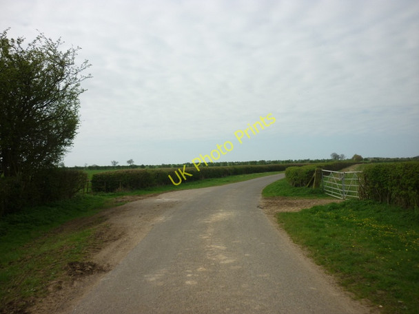 Photo 6"x4" Saxby Cliff Road towards the A15 East Firsby c2011