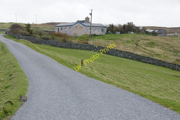 Photo 6"x4" House above West Lunna Voe Lunna c2011