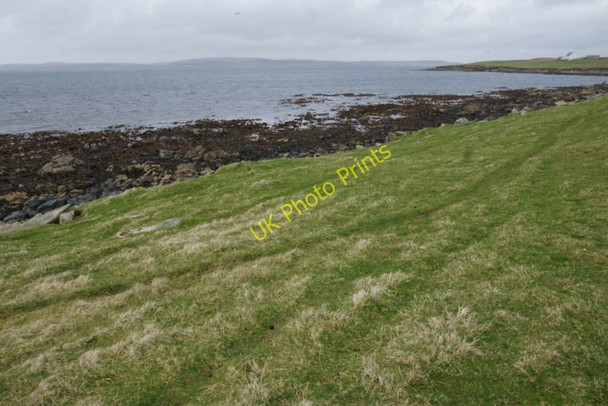 Photo 6"x4" Coastline on the west side of Lunna Ness Lunna c2011