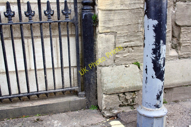 Photo 6"x4" Benchmark on wall of #5 South Esplanade York\/SE5951 c2011