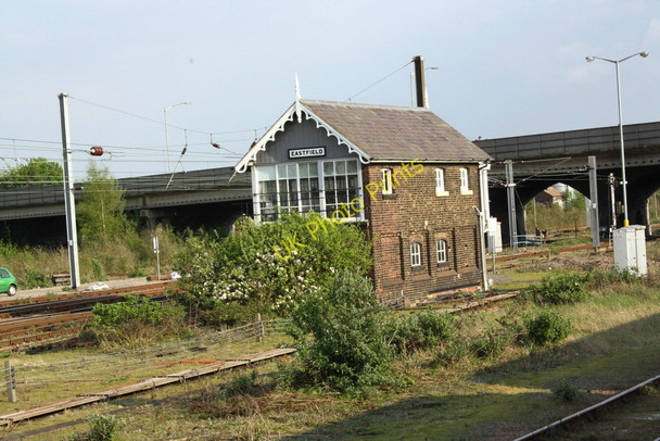 Photo 6"x4" Eastfield signal box Peterborough c2011
