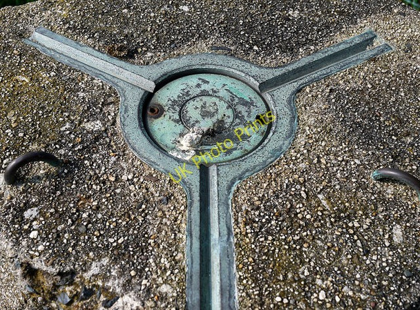 Photo 6"x4" Spider, Ballycultra Triangulation Pillar Cultra c2011