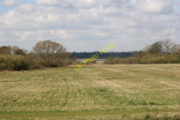 Photo 6"x4" Field and Creek St Osyth c2008