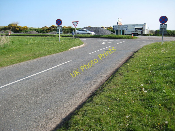 Photo 6"x4" Road junction near Tregantle Fort Anthony c2011