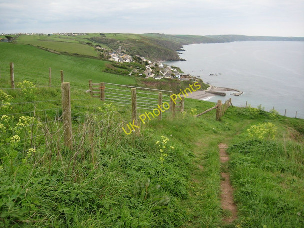 Photo 6"x4" Coast path approaching Portwrinkle Crafthole c2011