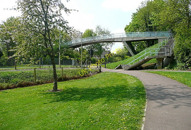 Photo 6"x4" Bridge over Worting Road Basingstoke c2011