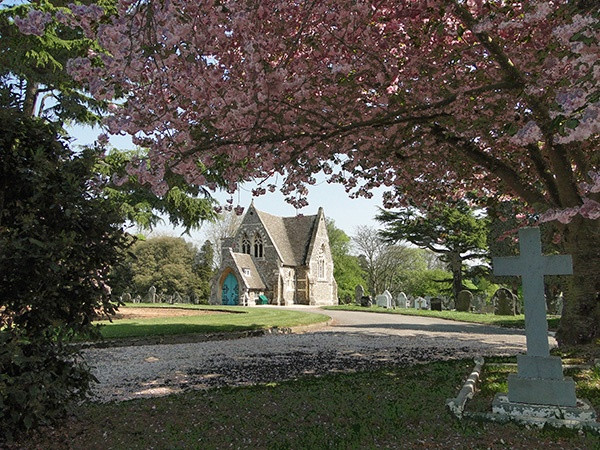 Photo 6"x4" Ipswich Old Cemetery, The Non-Conformist chapel Ipswich c2011
