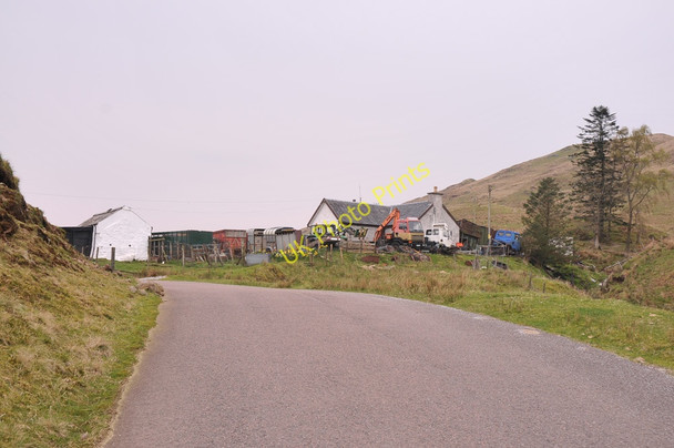 Photo 6"x4" B8043 and house at Lochuisge Lochuisge c2011