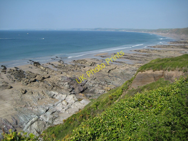 Photo 6"x4" Low tide in Whitsand Bay Rame\/SX4249 c2011