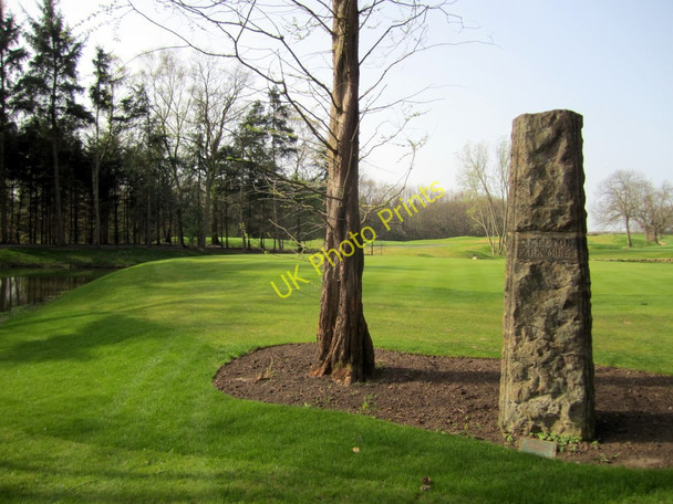 Photo 6"x4" Skelton Park Ironstone Pillar, Close House Houghton\/NZ1266 c2011