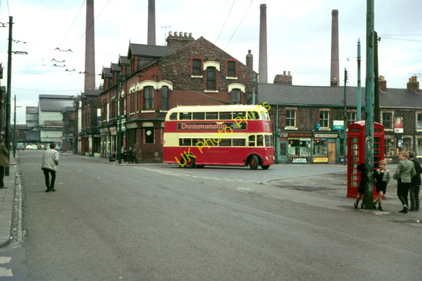 Photo 6"x4" British Trolleybus - Teesside Grangetown\/NZ5520 c1968