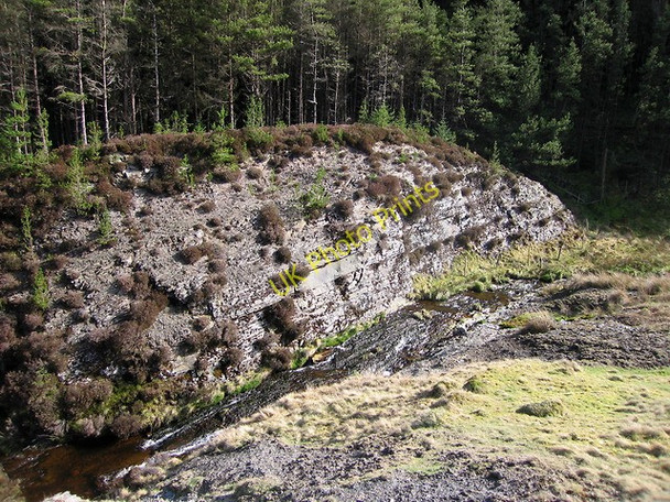 Photo 6"x4" Nant Ddu at the entrance to the Clywedog gorge Dylife c2011