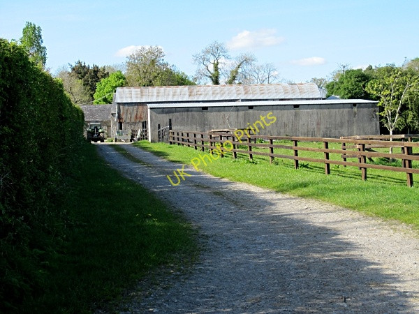 Photo 6"x4" Farm Buildings and Fence Ballyfoyle c2011